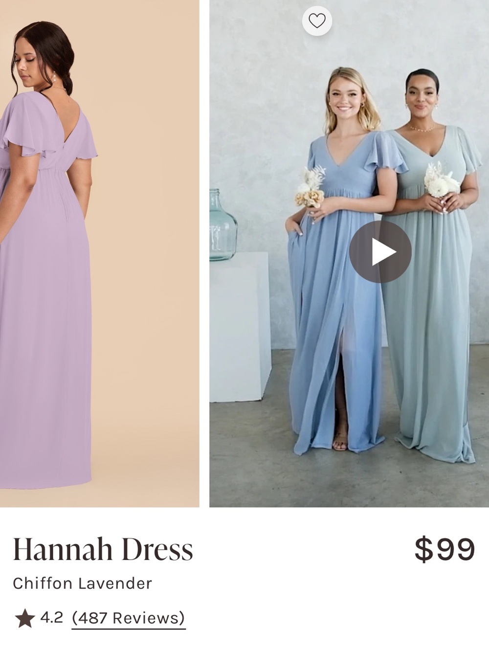 Birdy Grey Hannah Dress - Chiffon Lavender XS - Picture 3 of 4